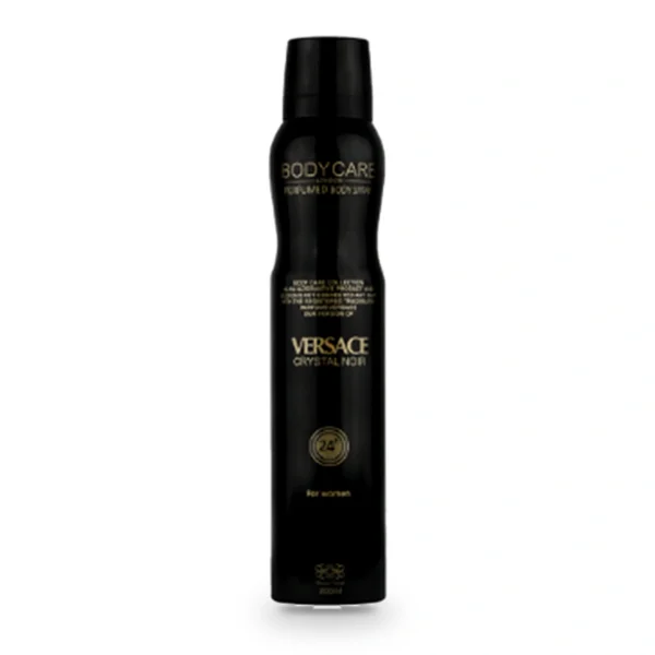 اسپری عطر زنانه ورساچه کریستال نویر مشکی بادی کر 200 میلی‌لیتر