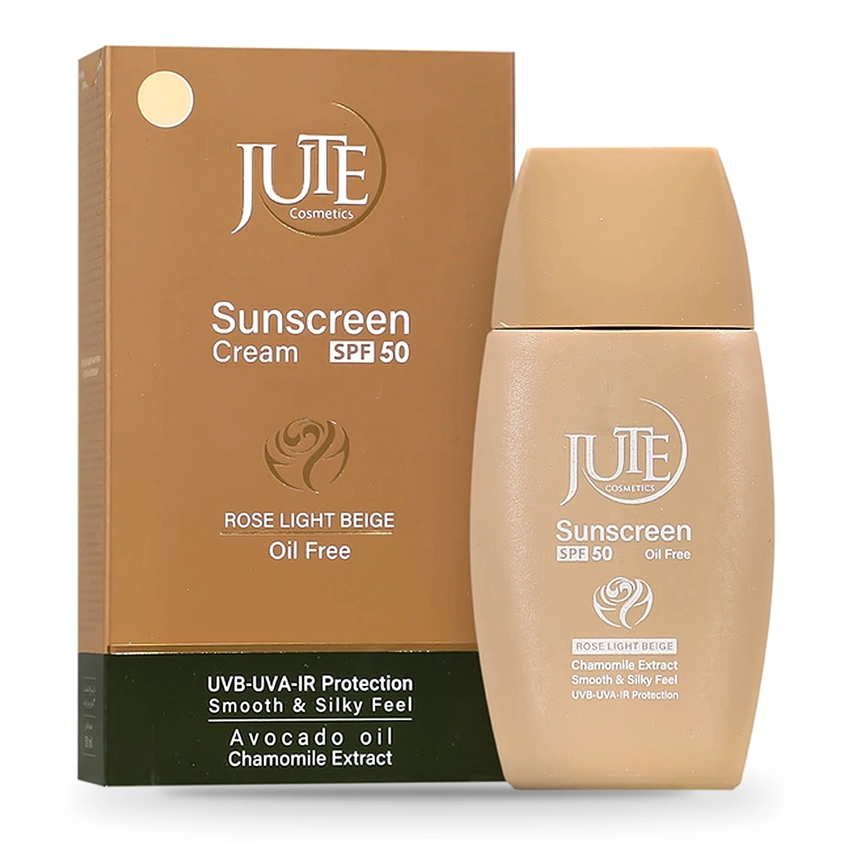 ضدآفتاب رنگی رزلایت ژوت SPF50 پوست چرب رنگ بژ خیلی روشن