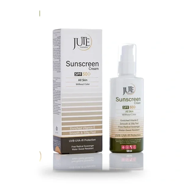 ضدآفتاب بی‌رنگ ژوت SPF50 مناسب انواع پوست، حجم 100 میلی‌لیتر