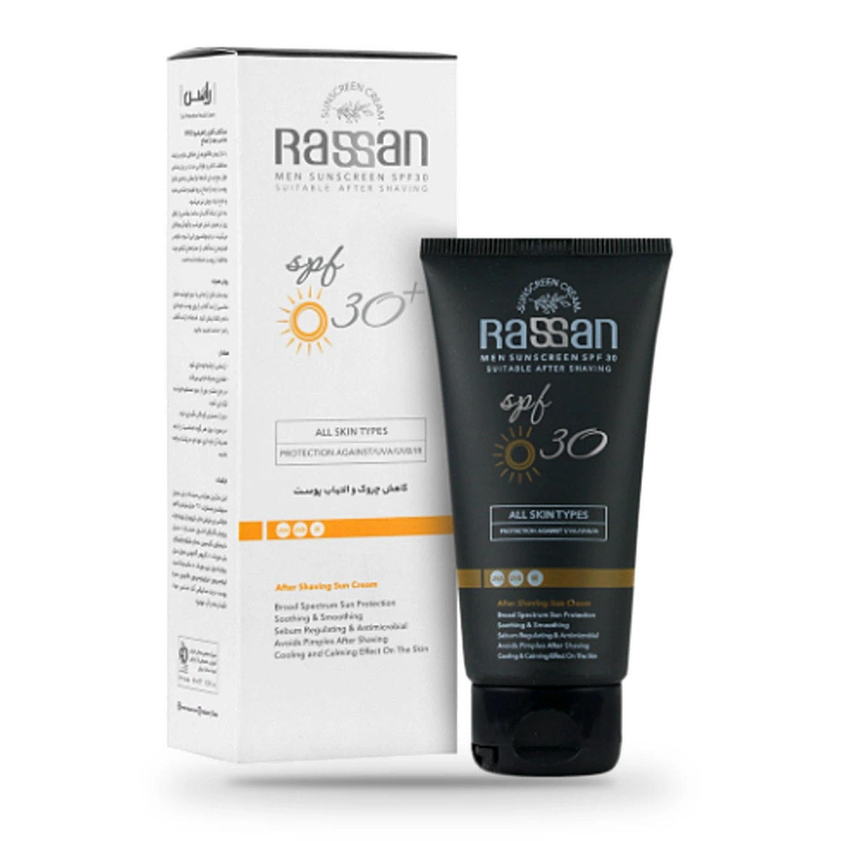 کرم ضد آفتاب فاقد چربی آقایان راسن SPF30