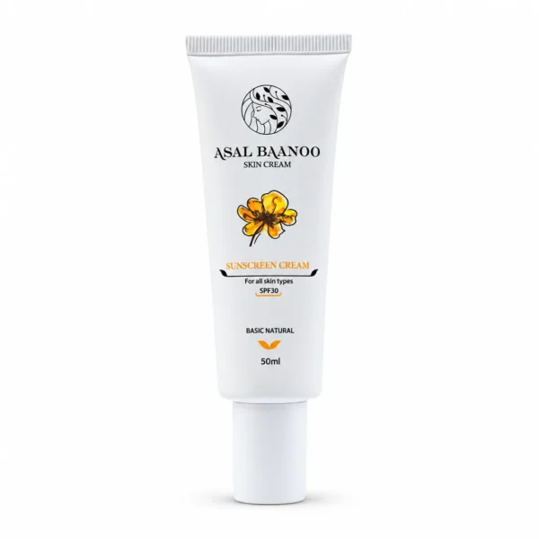 کرم ضد آفتاب عسل بانو SPF30 – بهترین ضد آفتاب گیاهی ایرانی| حجم 50 میلی لیتر